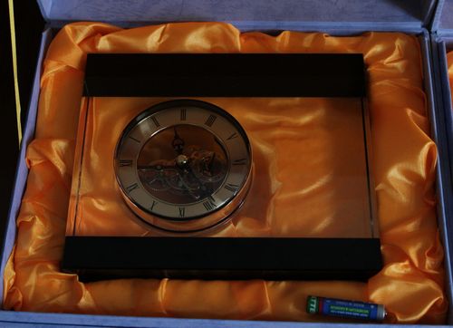 水晶台钟 欧式座钟 客厅台钟工艺品 创意家居钟表 厂家直销